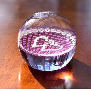 Caithness Luckenbooth Millefiori Paperweight Scottish Hearts Colin Terris - 3"